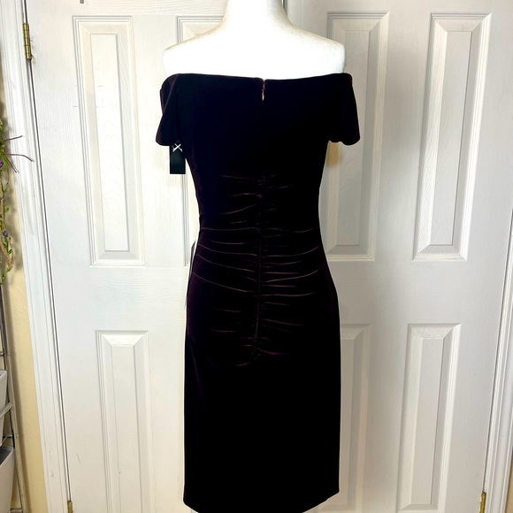 X by escape, deep, purple velvet gown - Picture 5 of 10